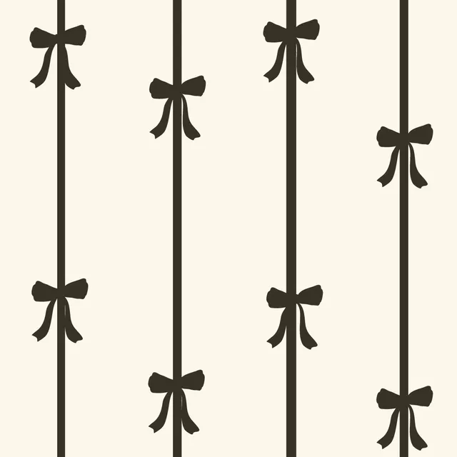 Tischdecke Schleifen und Streifen