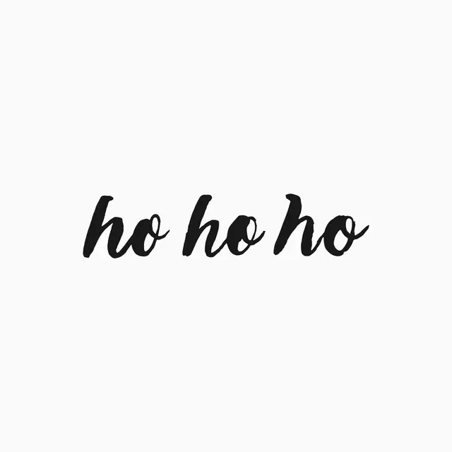 Tischset ho ho ho