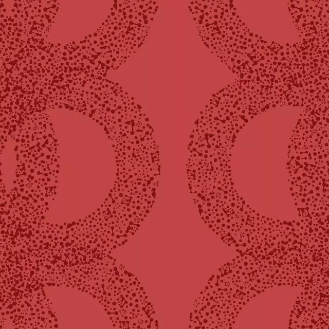 Sitzkissen Circles Red