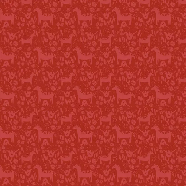 Geschirrtücher Nordic Horse red