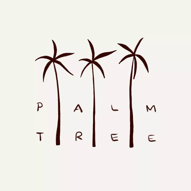 Kissen Palmtree Beige