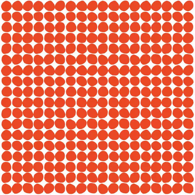 Urban Jungle Punkte Rotorange