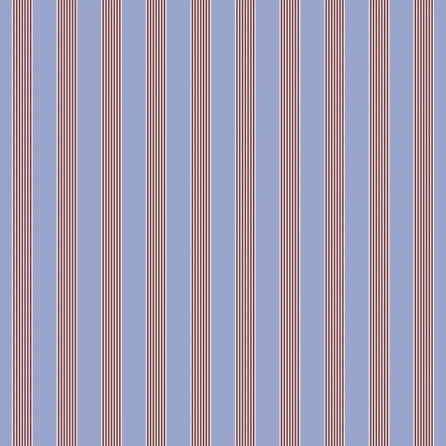 Kissen Streifen Blau