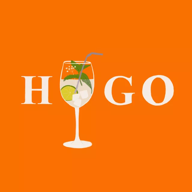 Servietten Hugo Typo Orange