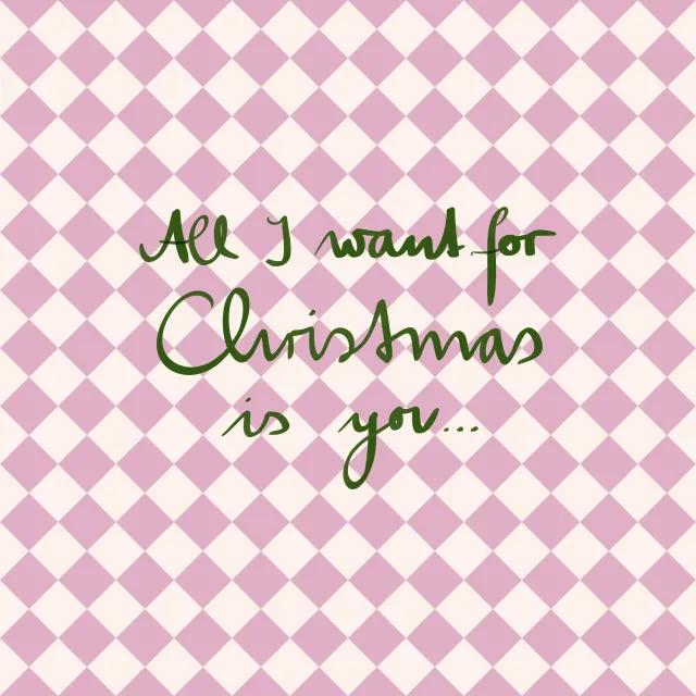 Kissen All I want Karo