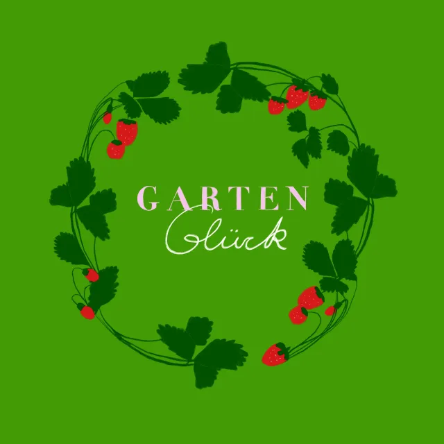 Kissen Erdbeerkranz Gartenglück Grün