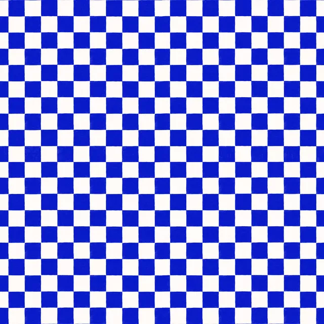 Sitzkissen Karo Blau