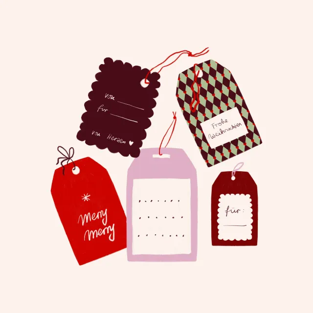Kissen Geschenkanhänger
