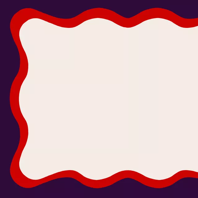 Tischset Welle Rot Lila