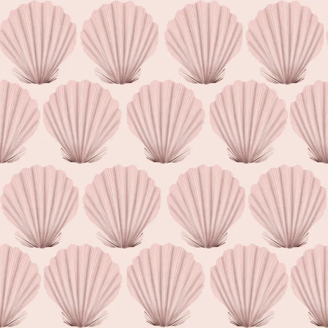 Kissen Muschel Pattern Sand