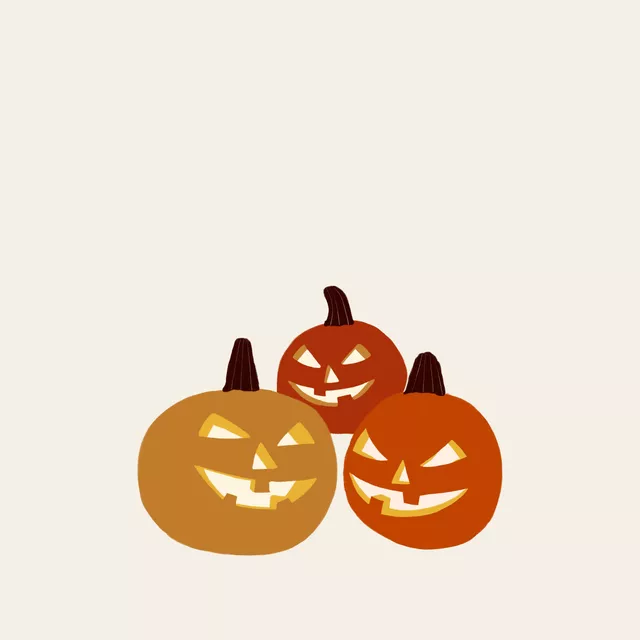 Tischläufer Kürbisse Halloween