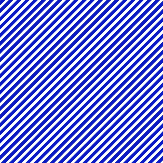 Sitzkissen Diagonale Streifen Blau