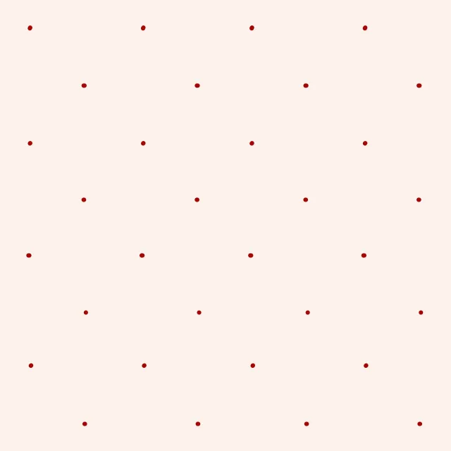 Kissen Mini Dots Beige Rot