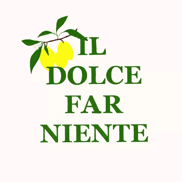Kissen Il dolce far niente Grün