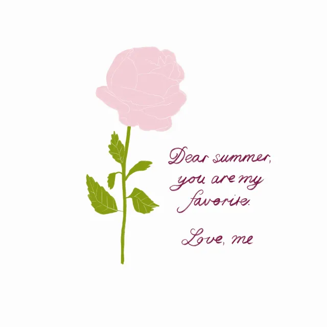 Kissen Dear Summer Rose