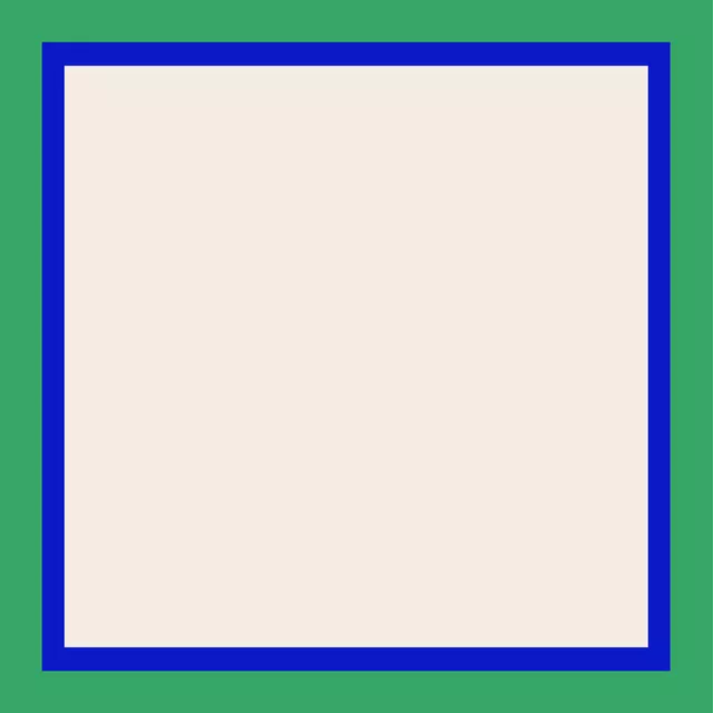 Servietten Rahmen Grün Blau