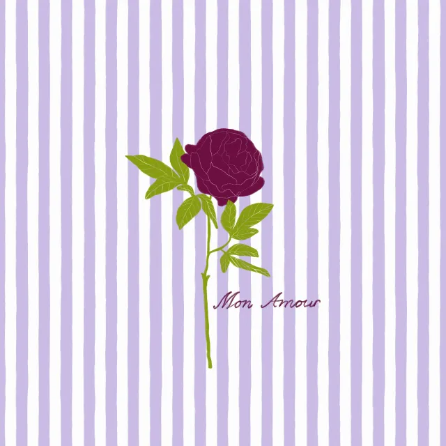 Kissen Rose Mon Amour