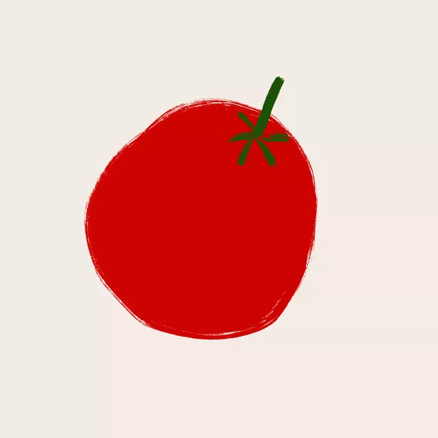 Geschirrtücher Tomate Esstisch