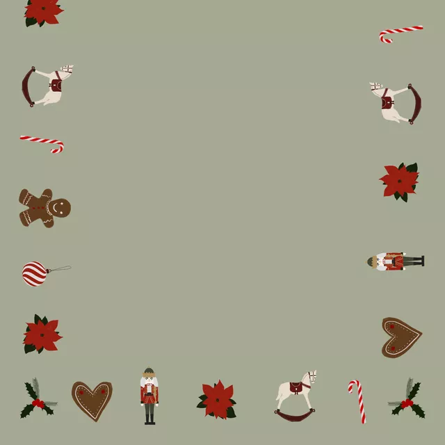 Tischläufer Weihnachten Muster