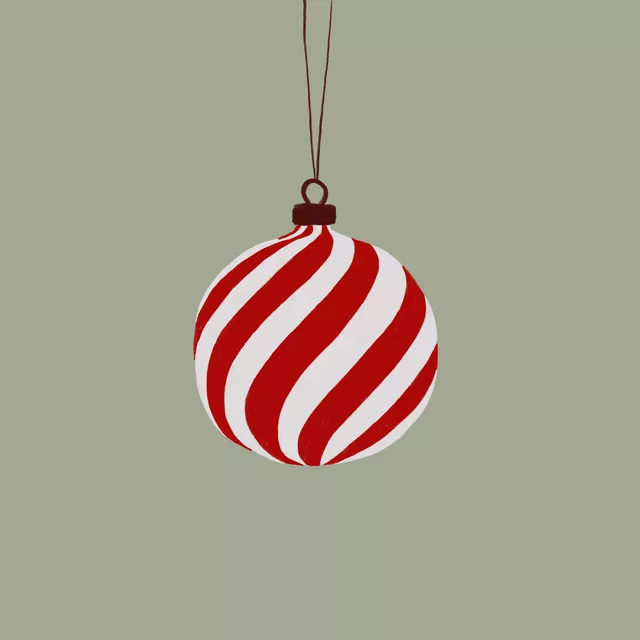 Tischset Weihnachtskugel