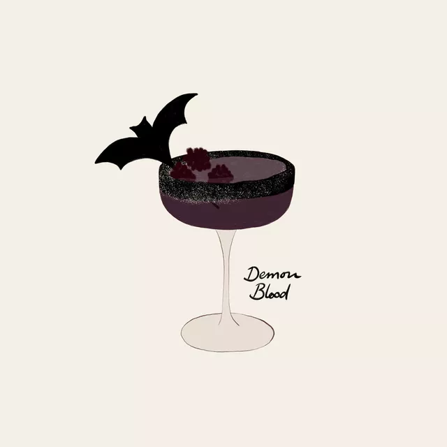 Geschirrtücher Halloween Cocktail Demon