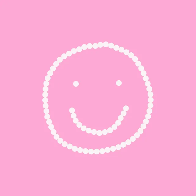 Kissen Smile Pink