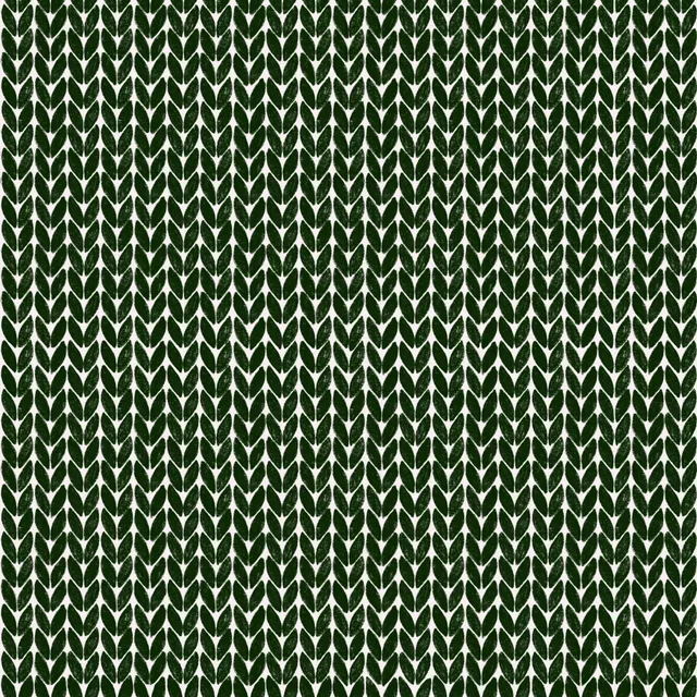 Strickmuster Optik Grün
