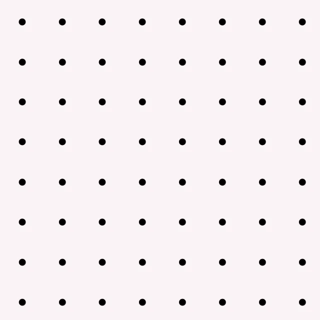 Tischdecke Polkadots Raster Schwarz