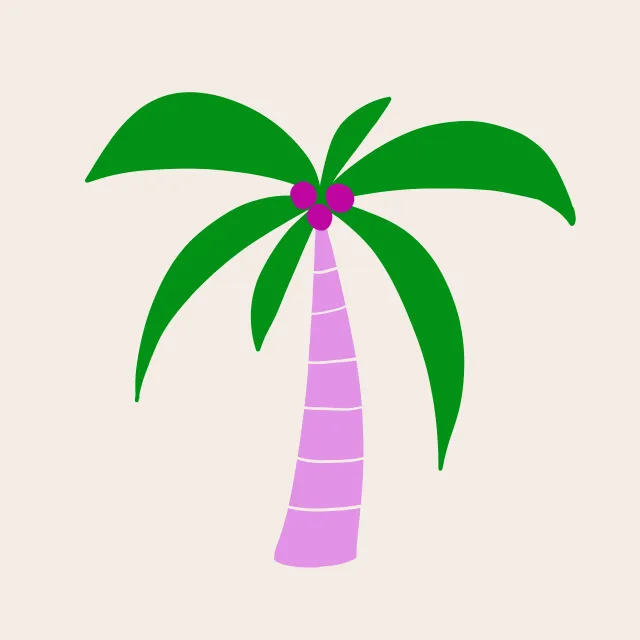 Kissen Palme