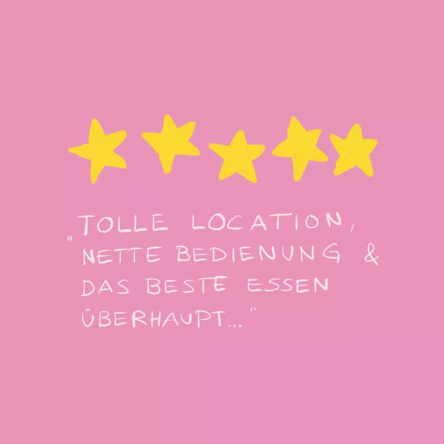 Kissen Bestes Essen 5 Sterne