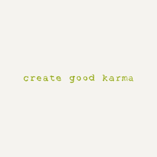 Kissen Create Good Karma