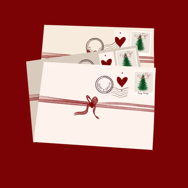 Kissen Weihnachtsbriefe