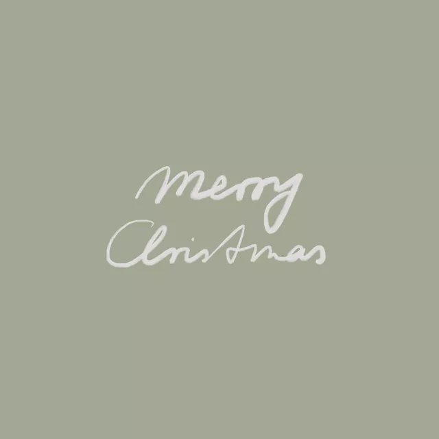 Tischset Merry Christmas Salbei