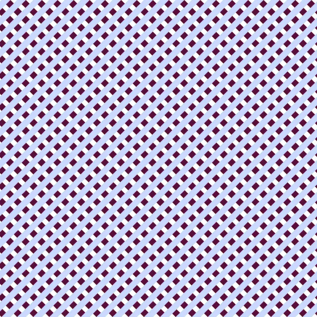 Kissen Diagonale Karo Blau