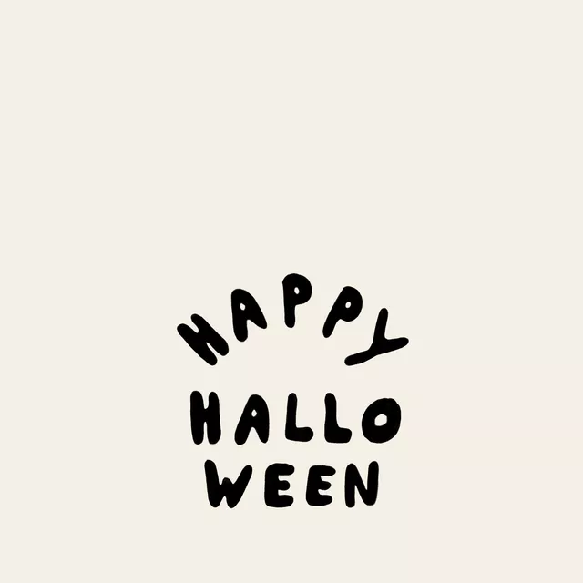 Tischläufer Happy Halloween Schwarz
