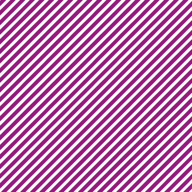 Bettwäsche Diagonale Streifen Pflaume