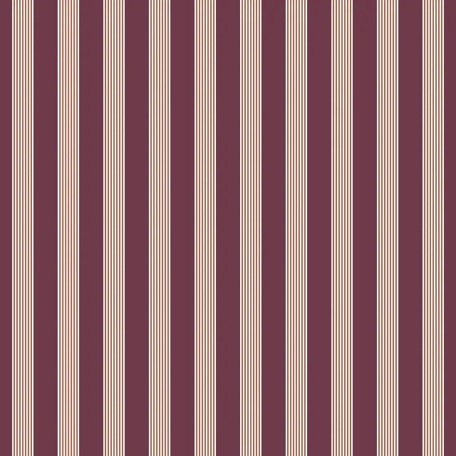 Kissen Streifen Rot