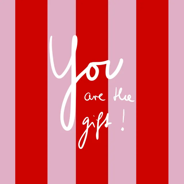 Kissen You are the gift