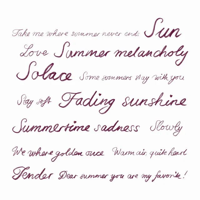 Kissen Typo Englisch Beige