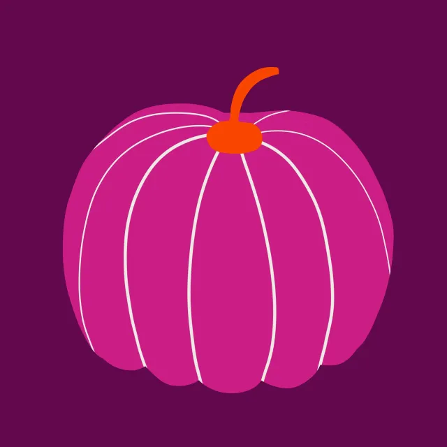 Servietten Kürbis Pink