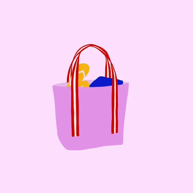 Kissen Strandtasche