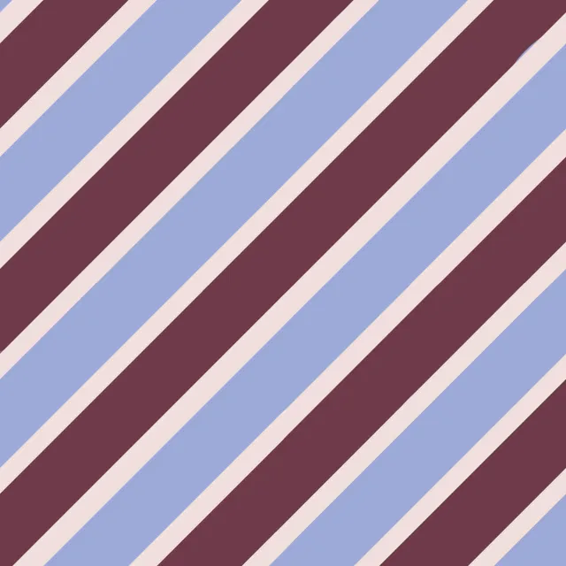 Kissen Streifen Diagonal Rot Blau