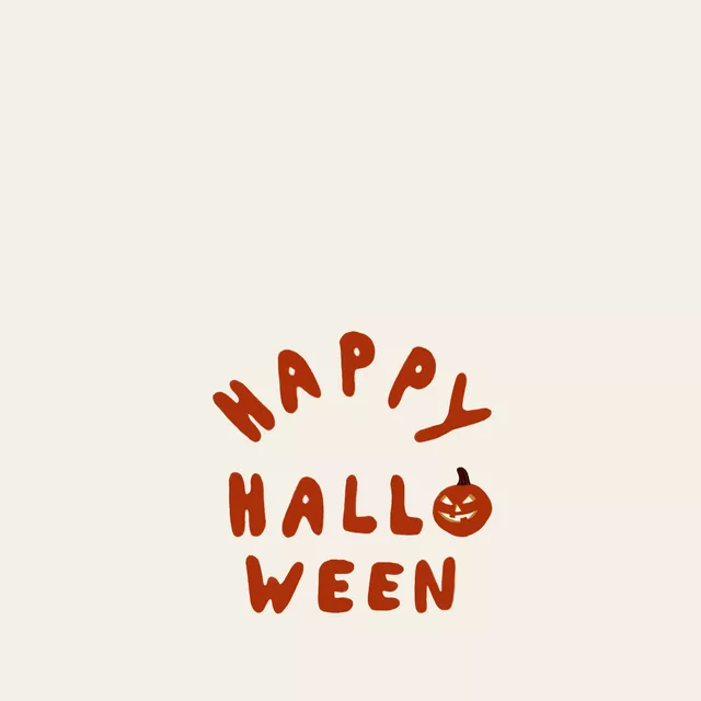 Tischläufer Happy Halloween Kürbis