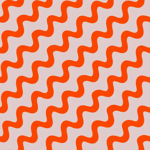 Geschirrtücher Wellenmuster Beige Orange