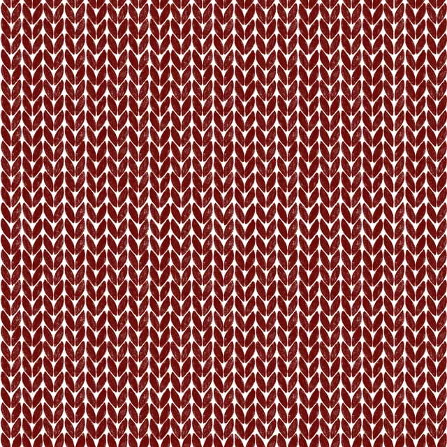 Strickmuster Optik Rot