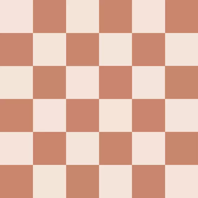 Kissen Karomuster Terracotta
