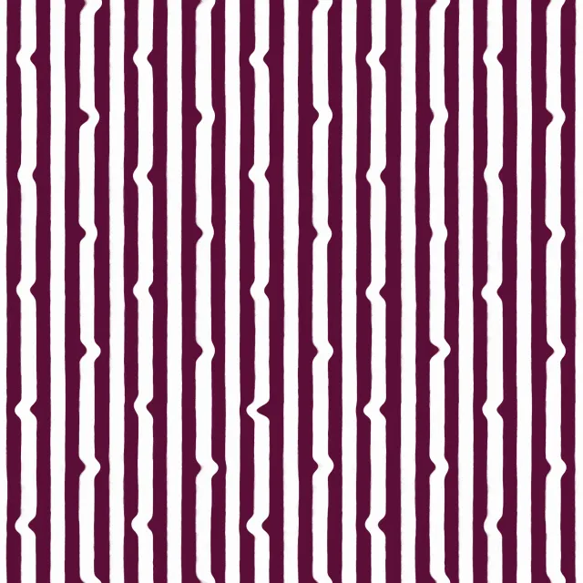 Dekovorhang Streifen mit Wellen Burgundy