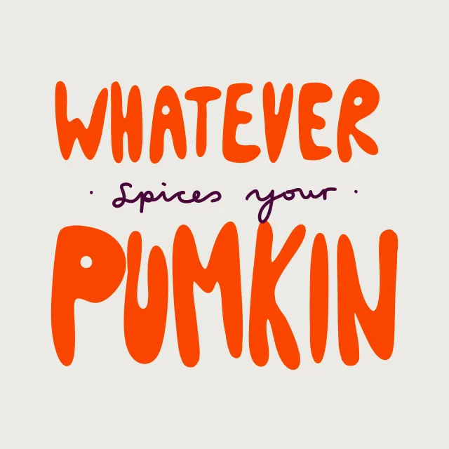 Servietten Pumkin Typo