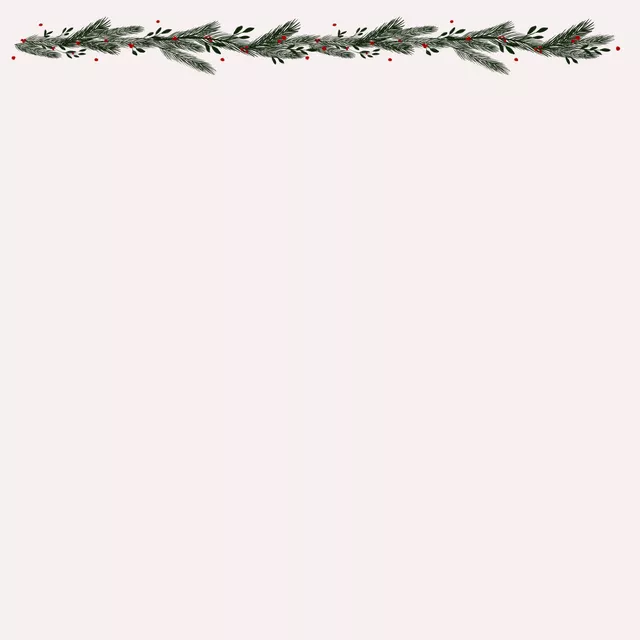 Tischdecke Weihnachtskranz