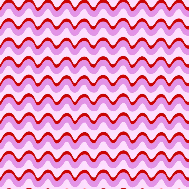 Welle Doppelt Pink Rot